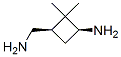Cyclobutanemethanamine, 3-amino-2,2-dimethyl-, cis- (9CI) Struktur
