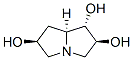 1H-Pyrrolizine-1,2,6-triol, hexahydro-, (1S,2S,6S,7aS)- (9CI) Struktur