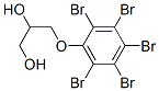 3-(pentabromophenoxy)propane-1,2-diol Struktur