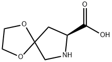 1,4-Dioxa-7-azaspiro[4.4]nonane-8-carboxylicacid,(S)-(9CI) Struktur