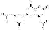 DIETHYLENETRIAMINEPENTAACETATE Struktur