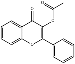 3-ACETOXYFLAVONE Struktur