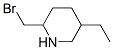 Piperidine, 2-(bromomethyl)-5-ethyl- (9CI) Struktur