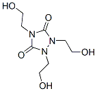 1,2,4-tris(2-hydroxyethyl)-1,2,4-triazolidine-3,5-dione Struktur