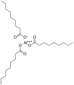 Trinonanoic acid aluminum salt Struktur