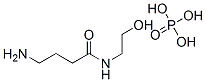 gamma-aminobutyrylethanolamine phosphate Struktur