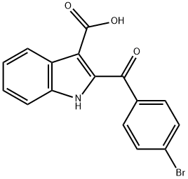 2-(4-BROMO-BENZOYL)-1H-INDOLE-3-CARBOXYLIC ACID Struktur