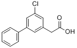 5-Chloro-3-biphenylacetic acid Struktur