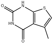 5-METHYLTHIENO[2,3-D]PYRIMIDINE-2,4-DIOL Struktur