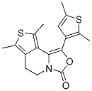 3H-Oxazolo[3,4-a]thieno[3,4-c]pyridin-3-one,  1-(2,5-dimethyl-3-thienyl)-5,6-dihydro-7,9-dimethyl- Structure