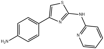 N-[4-(4-Aminophenyl)-2-thiazolyl]-2-pyridinamine Struktur