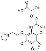 3-[6-[2-(azetidin-1-yl)ethoxy]-4,7-dimethoxy-benzofuran-5-yl]-1-methyl -urea, oxalic acid Struktur