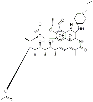 N-Desisobutyl-N-propyl Rifabutin Struktur