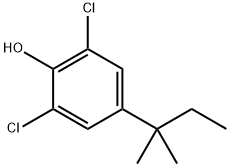 2,6-DICHLORO-4-(TERT-PENTYL)-PHENOL Struktur