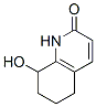 5,6,7,8-tetrahydro-8-hydroxy-2-quinolone Struktur