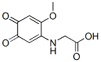 Glycine, N-(6-methoxy-3,4-dioxo-1,5-cyclohexadien-1-yl)- (9CI) Struktur