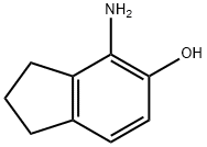 1H-Inden-5-ol, 4-amino-2,3-dihydro- (9CI) Struktur