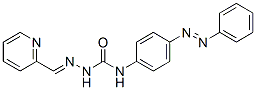 3-(4-phenyldiazenylphenyl)-1-(pyridin-2-ylmethylideneamino)urea Struktur