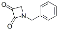 N-Benzyl-2,3-azetidinedione Struktur