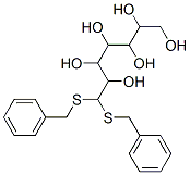 7,7-bis(benzylsulfanyl)heptane-1,2,3,4,5,6-hexol Struktur