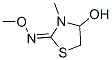 2-Thiazolidinone,4-hydroxy-3-methyl-,O-methyloxime(9CI) Struktur