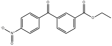 3-ETHOXYCARBONYL-4'-NITROBENZOPHENONE Struktur