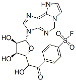 5'-(4-Fluorosulfonylbenzoyl)-1,N6-ethenoadenosine  Struktur