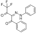 4,4,4-TRIFLUORO-1-PHENYL-2-(PHENYLHYDRAZONO)BUTANE-1,3-DIONE Struktur