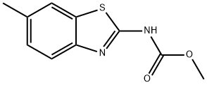 Carbamic acid, (6-methyl-2-benzothiazolyl)-, methyl ester (9CI) Struktur