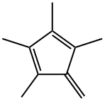 1,2,3,4-tetramethyl-5-methylidene-cyclopenta-1,3-diene Struktur