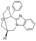 1,4-(Epoxymethanol)-1H,3H-(1,4)oxazepino(4,3-a)benzimidazole, 4,5-dihy dro-1-phenyl- Struktur