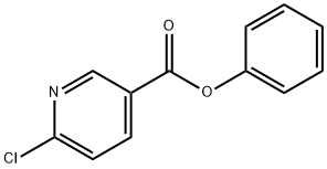 PHENYL 6-CHLORONICOTINATE 結構式