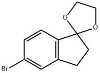 5-Bromo-1,1-(ethylenedioxo)-indane Struktur