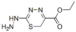 6H-1,3,4-Thiadiazine-5-carboxylicacid,2-hydrazino-,ethylester(9CI) Struktur