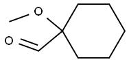 Cyclohexanecarboxaldehyde, 1-methoxy- (9CI) Struktur