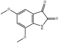 5,7-dimethoxyindoline-2,3-dione Struktur