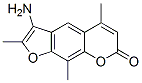 3-Amino-2,5,9-trimethyl-7H-furo(3,2-g)(1)benzopyran-7-one Struktur