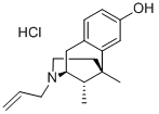 (+/-)-N-ALLYLNORMETAZOCINE Struktur