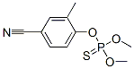 4-dimethoxyphosphinothioyloxy-3-methyl-benzonitrile Struktur