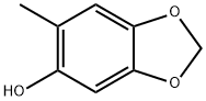 1,3-Benzodioxol-5-ol,  6-methyl- Struktur