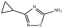 3-cyclopropyl-1,2,4-thiadiazol-5-amine Struktur