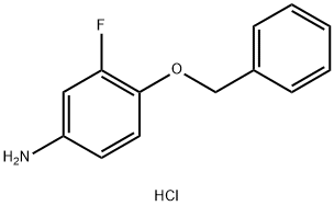 4-(Benzyloxy)-3-fluoroaniline HCl Struktur