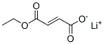 lithium ethyl fumarate Struktur