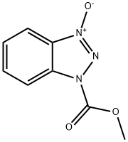 1-(methoxycarbonyl)-1H-benzo[d][1,2,3]triazole 3-oxide Struktur