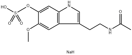 6-Sulfatoxy Melatonin SodiuM Salt Struktur