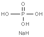 Phosphoric acid, sodium salt (1:) Struktur