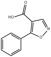 5-苯基異噁唑-4-羧酸 結(jié)構(gòu)式