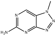 1H-1,2,3-Triazolo[4,5-d]pyrimidin-5-amine, 1-methyl- (9CI) Struktur