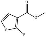 3-Thiophenecarboxylicacid,2-fluoro-,methylester(9CI) Struktur