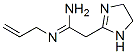 1H-Imidazole-2-ethanimidamide,  4,5-dihydro-N-2-propenyl-  (9CI) Struktur